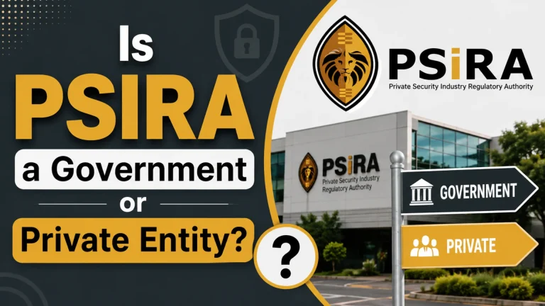 Is PSIRA a Government or Private Entity?