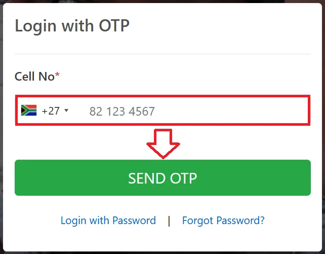 PSIRA OTP Login