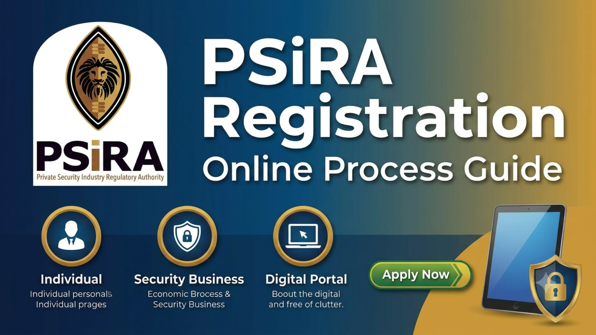 PSIRA Registration