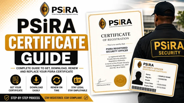 PSiRA Certificate