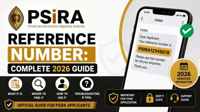 PSiRA Reference Number